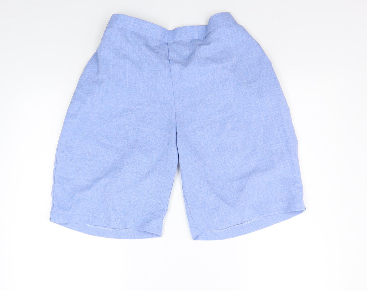 Preworn Womens Blue   Sweat Shorts Size 16 - Elastic Waist Band