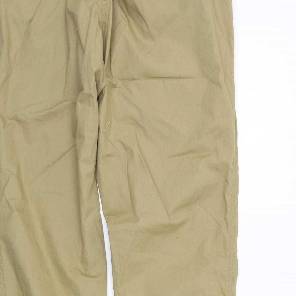 George Mens Beige   Trousers  Size L L28 in - Elastic Waist Band