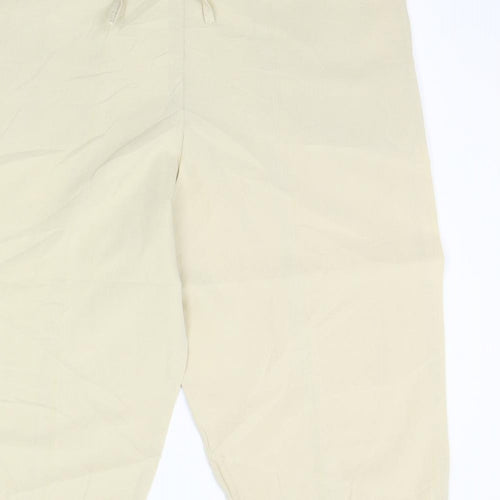 mauuner Womens Beige   Trousers  Size M L20 in - Elastic Waist Band