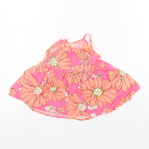 NEXT Girls Pink Floral  A-Line  Size 3-6 Months