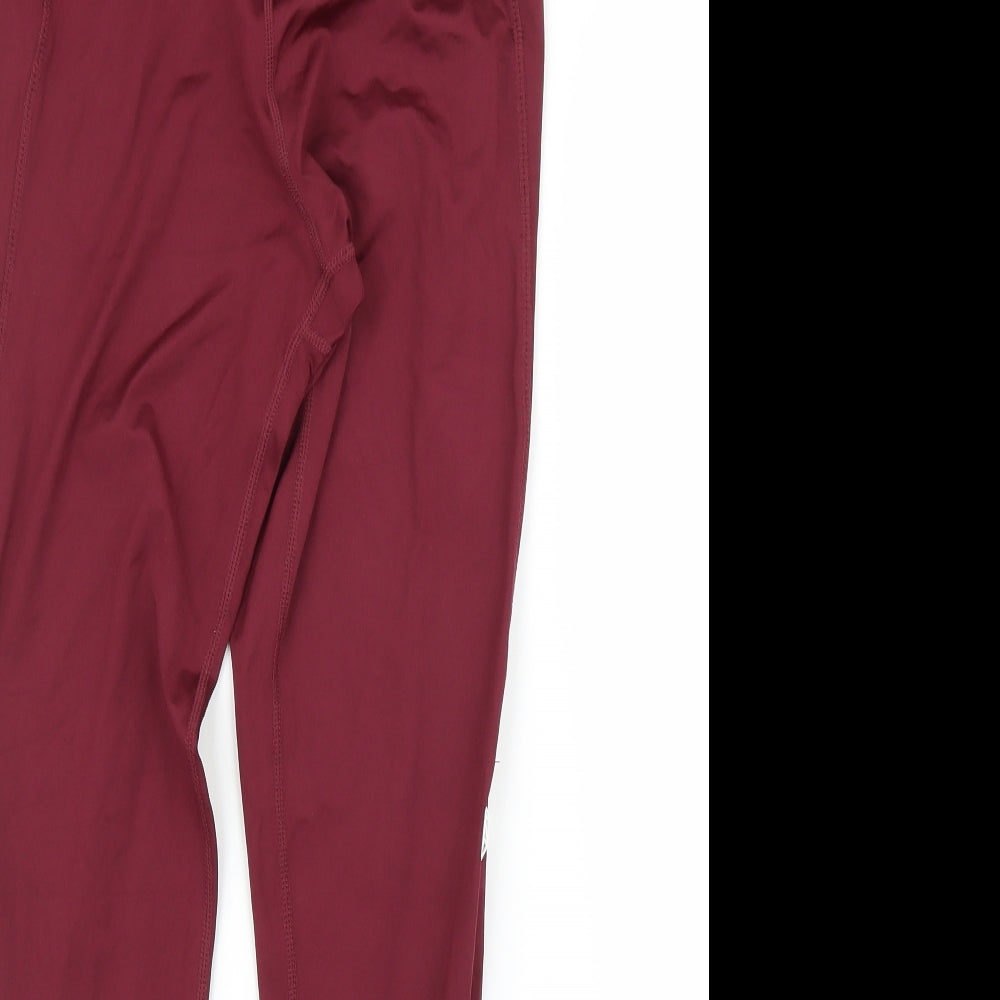 Pink Soda Womens Purple   Compression Leggings Size 10 L24 in