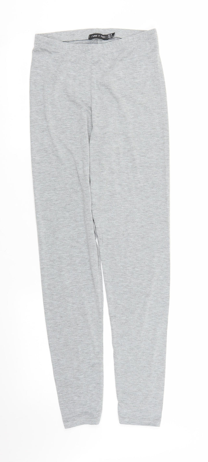 I SAW IT FIRST Womens Grey Carrot Leggings Size 10 L24 in
