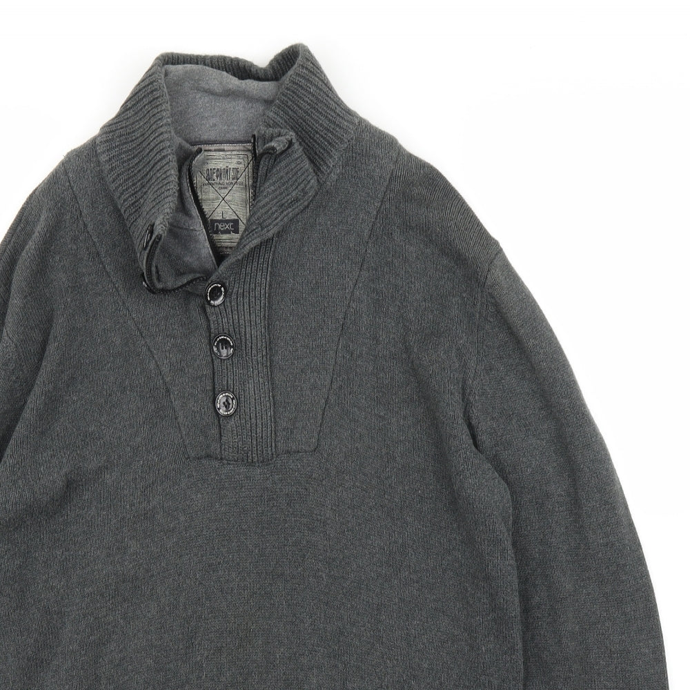 NEXT Mens Grey   Pullover Jumper Size L