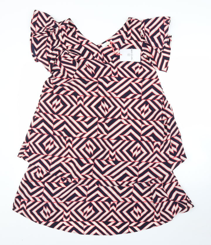 Avon Womens Pink Geometric Shift Size 10