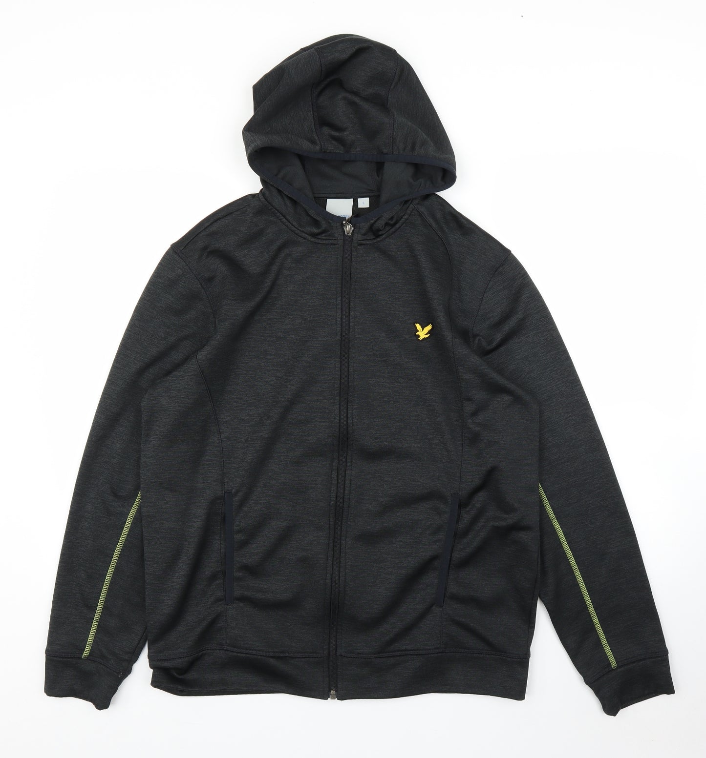Lyle & Scott Mens Grey   Full Zip Hoodie Size L