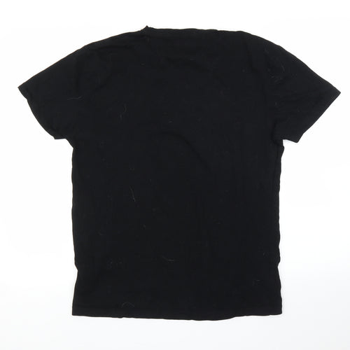 Primark Mens Black    T-Shirt Size S  - Rick and Morty