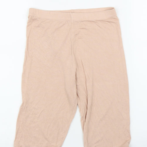 Boohoo Womens Pink   Compression Shorts Size 8