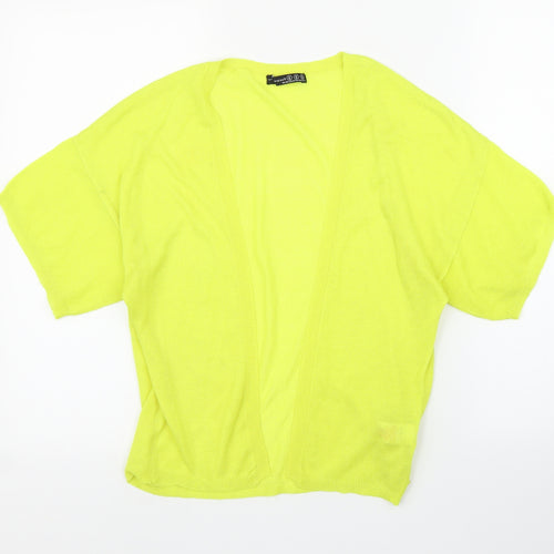 Primark Womens Yellow   Cardigan Jumper Size S
