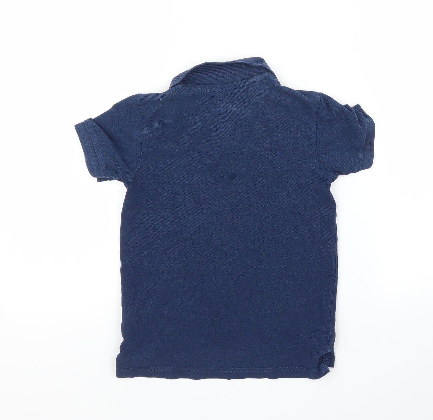 H&M Boys Blue   Basic Polo Size 7 Years