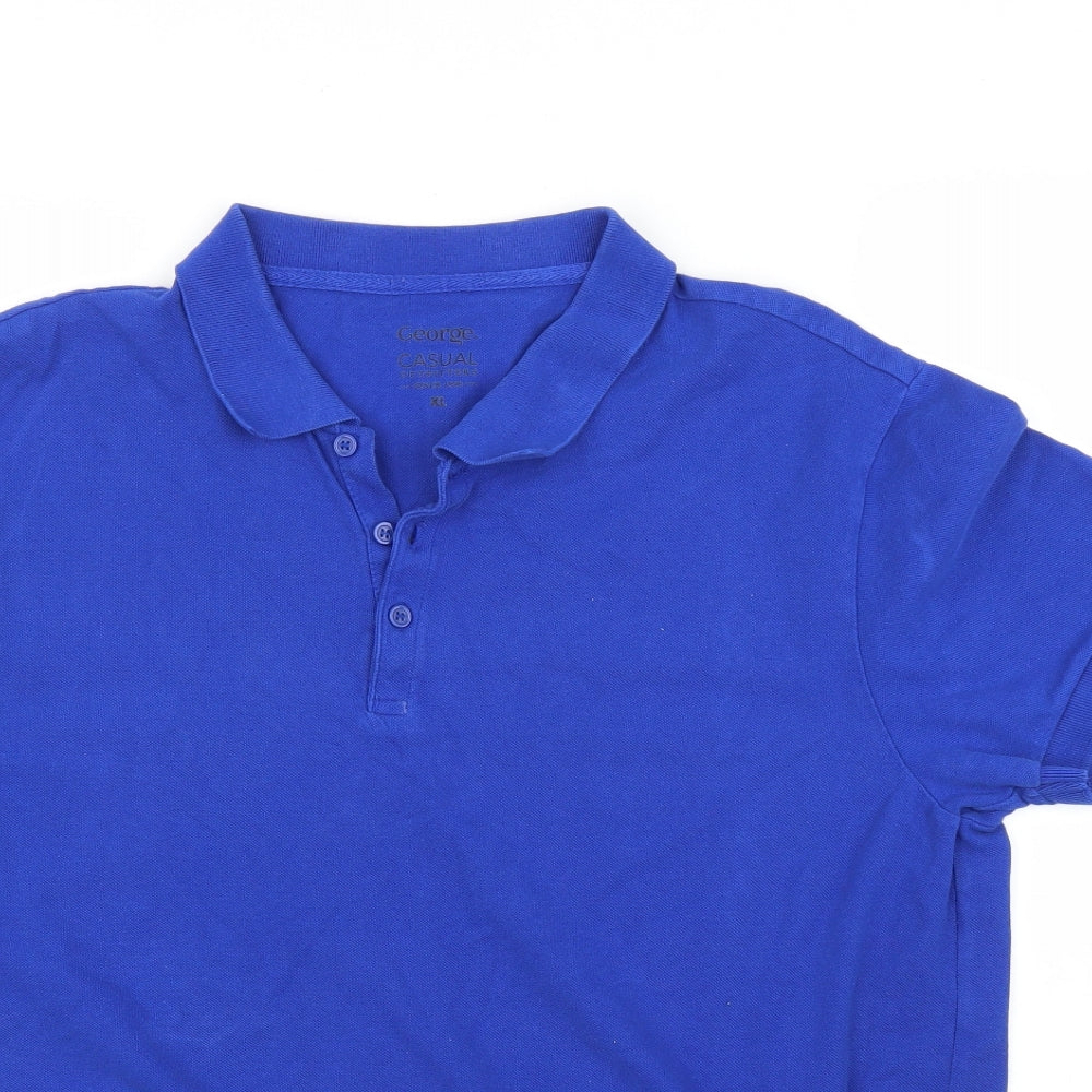 George Mens Blue    Polo Size XL