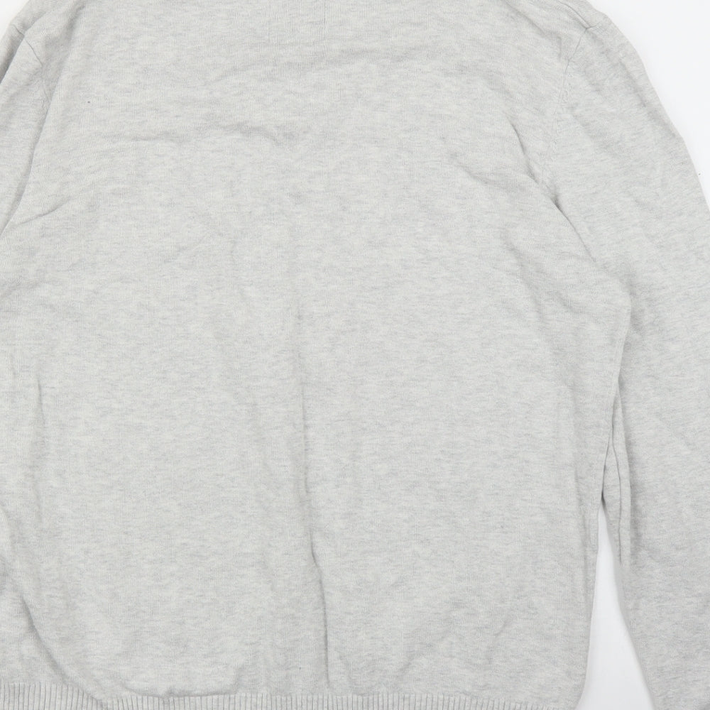 Peacocks Mens Grey   Pullover Jumper Size L