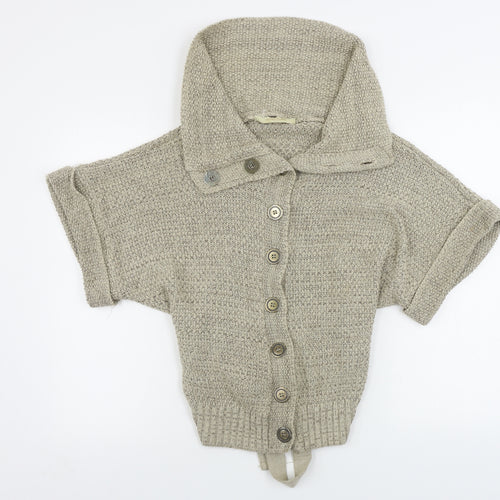River Island  Womens Beige   Cardigan Jumper Size 8