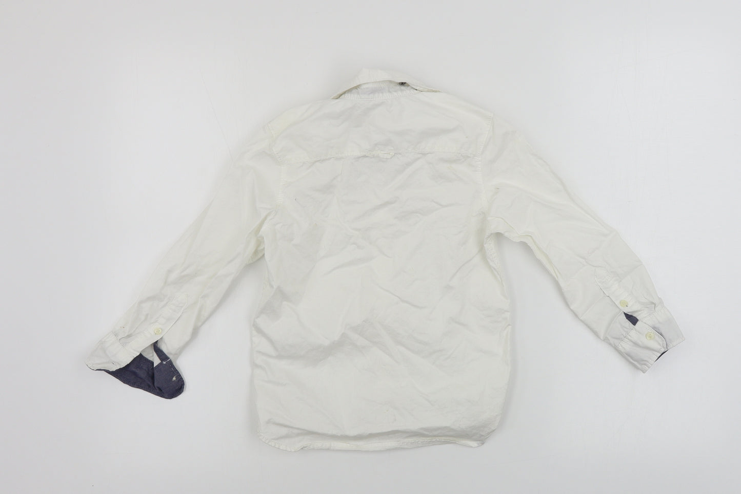 L.O.G.G       Boys White   Basic Button-Up Size 4-5 Years