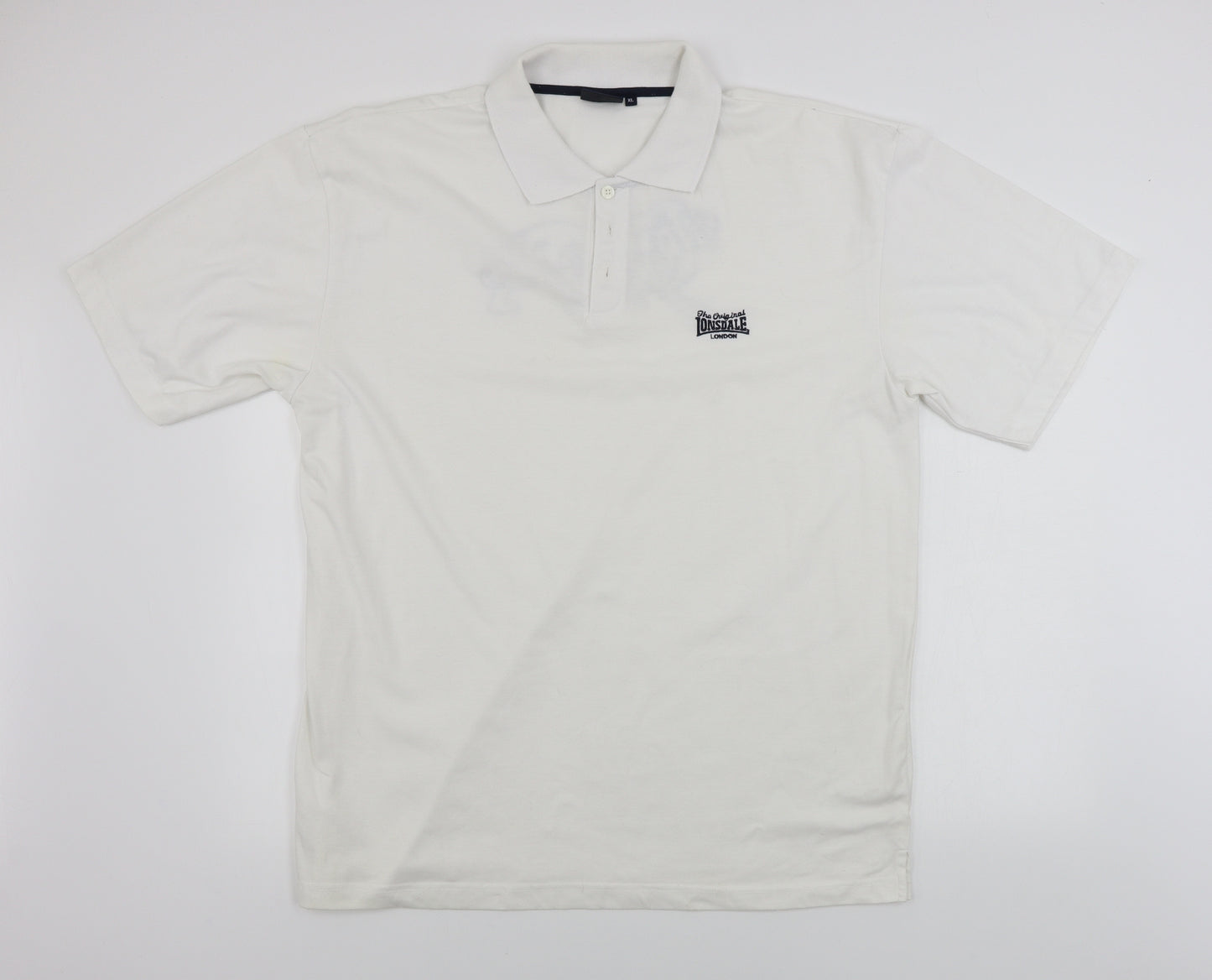 Lonsdale  Mens White    Polo Size XL