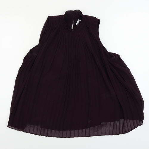 New Look  Womens Purple   Basic Blouse Size 12
