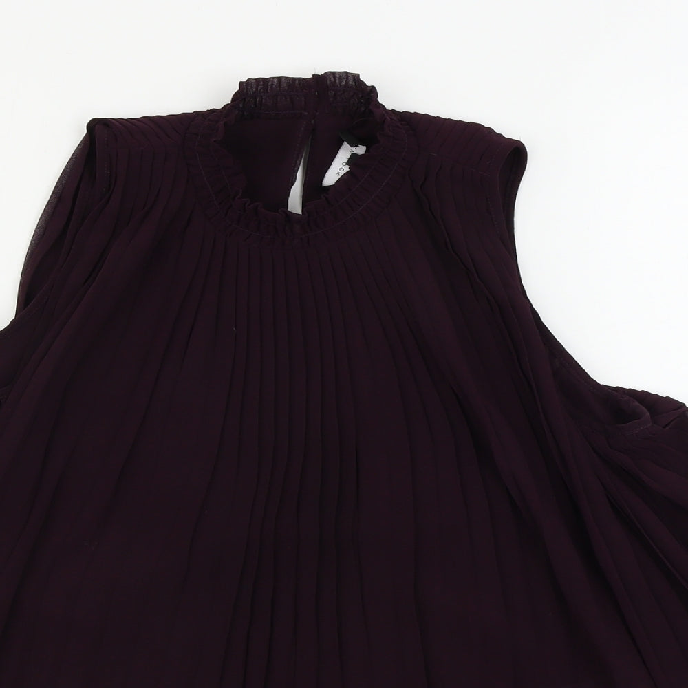 New Look  Womens Purple   Basic Blouse Size 12