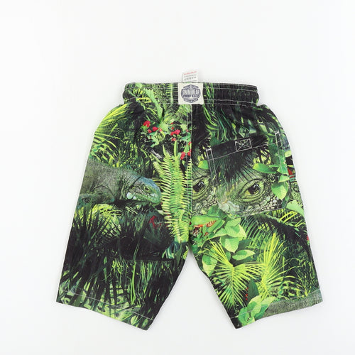 NEXT  Boys Green Floral  Bermuda Shorts Size 3 Years