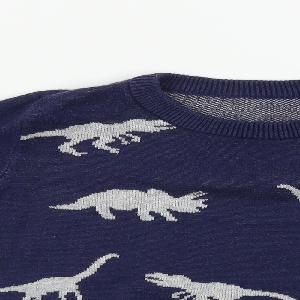 Nutmeg  Boys Blue   Pullover Jumper Size 12-18 Months