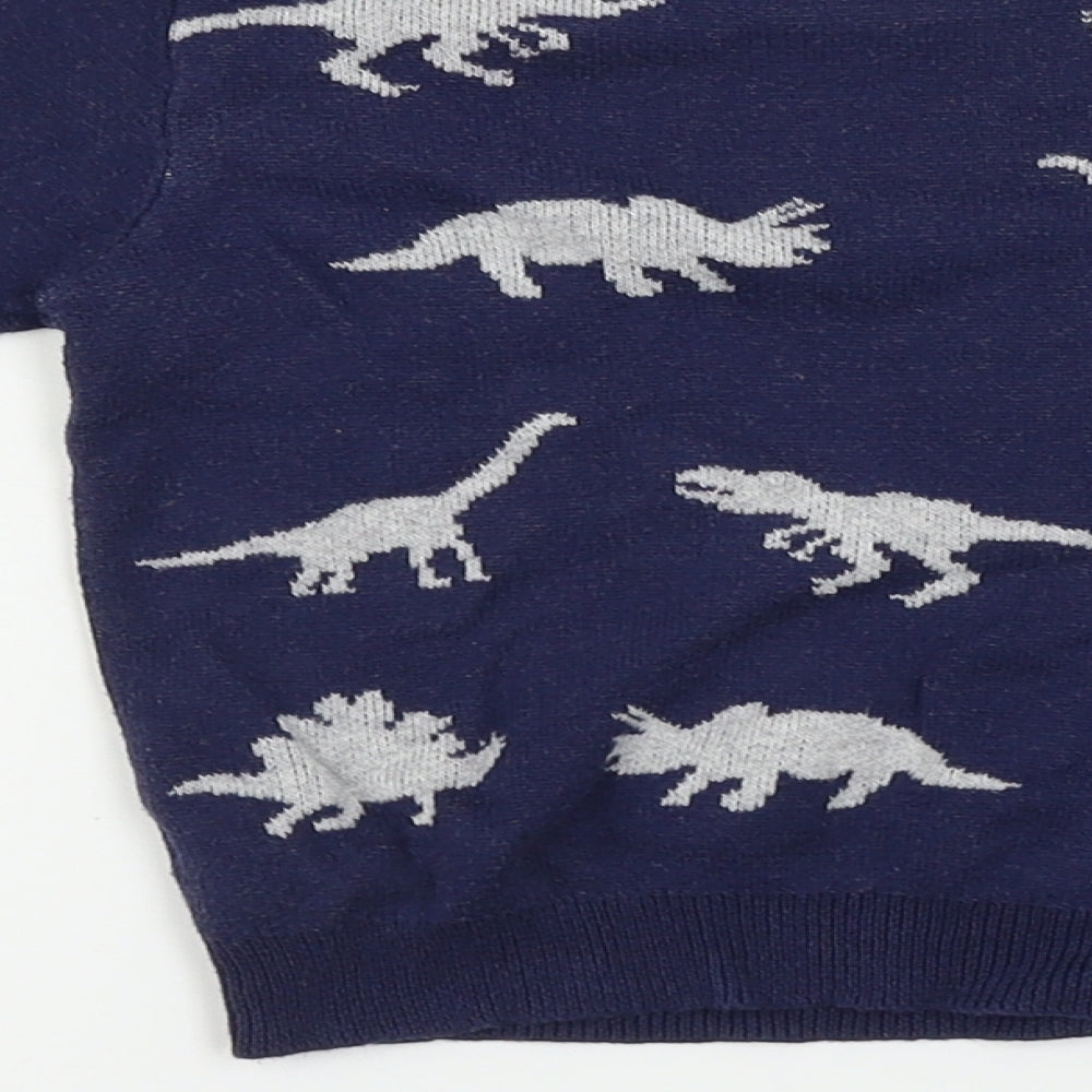Nutmeg  Boys Blue   Pullover Jumper Size 12-18 Months