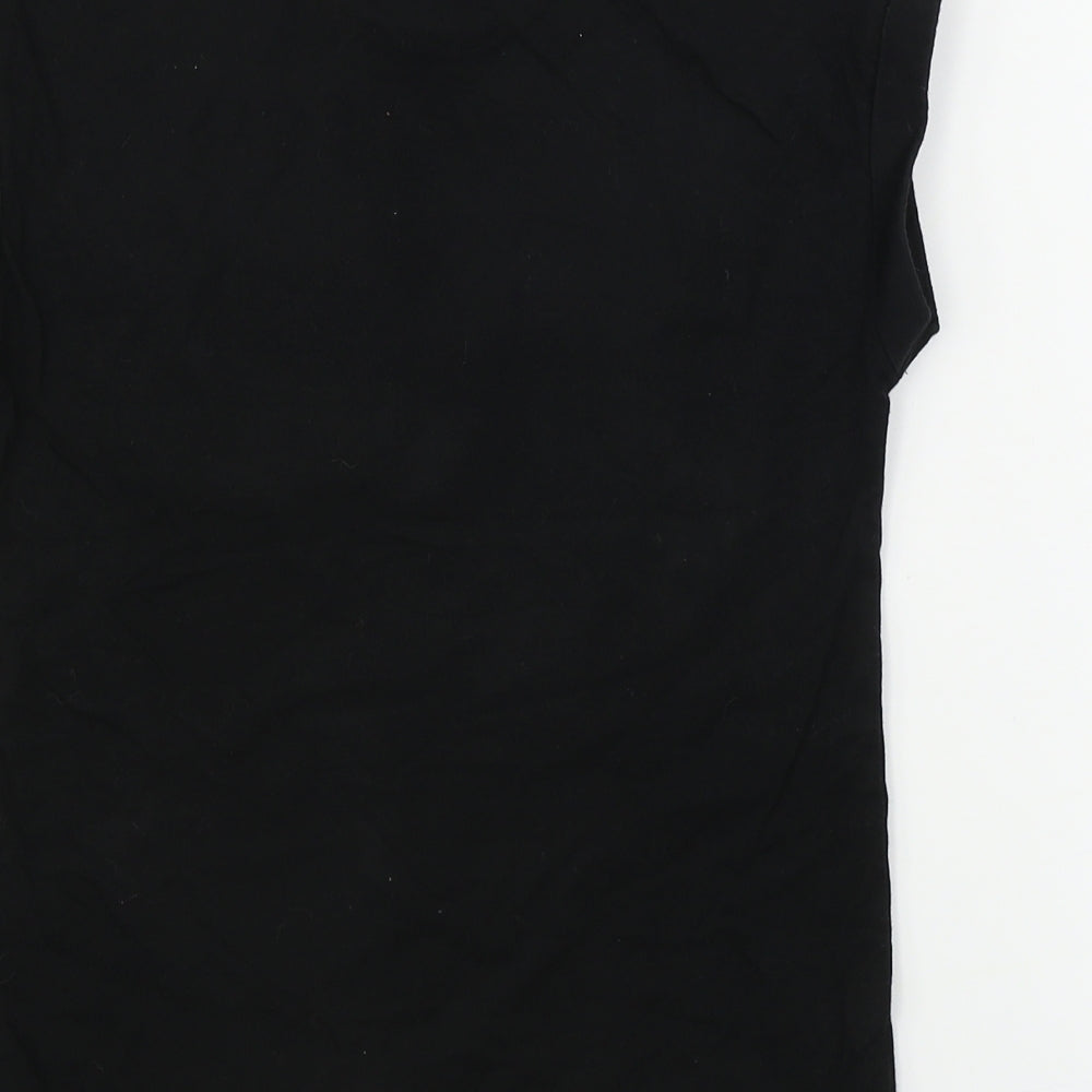 George  Girls Black   Basic T-Shirt Size 8-9 Years