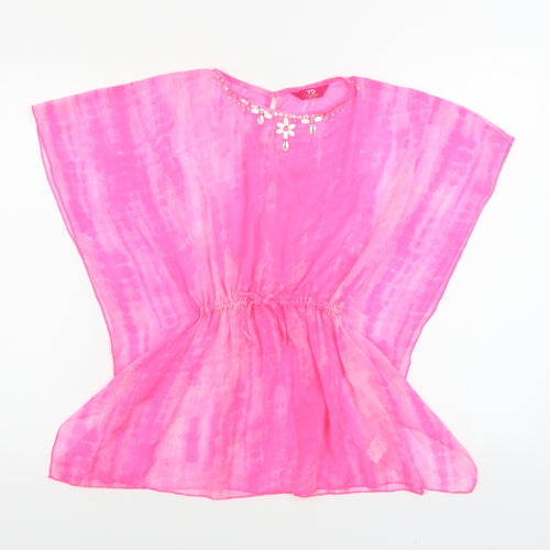 YD Girls Pink   Basic Blouse Size 8-9 Years