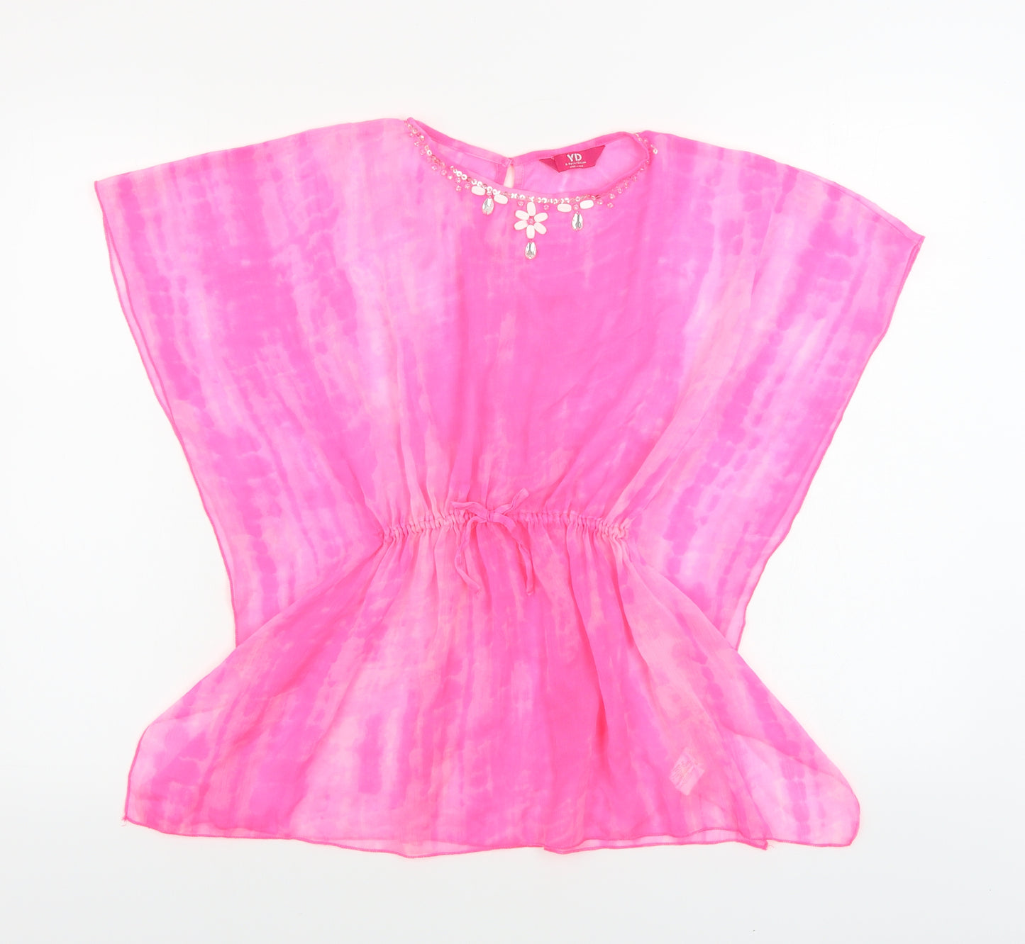 YD Girls Pink   Basic Blouse Size 8-9 Years