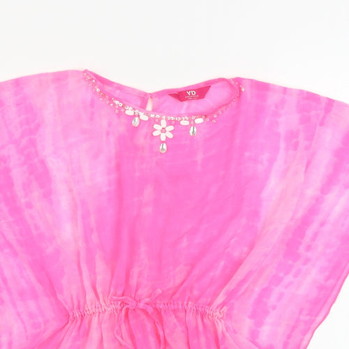 YD Girls Pink   Basic Blouse Size 8-9 Years