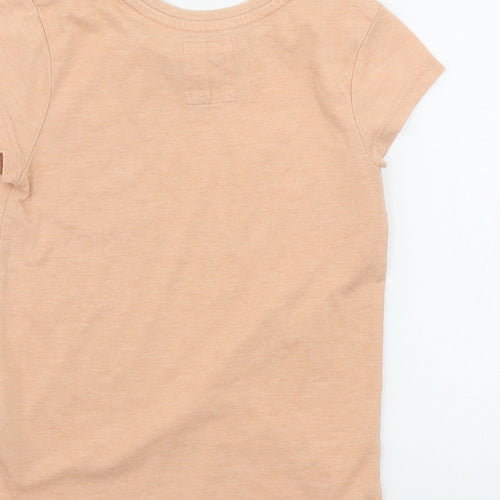 F&F  Girls Orange   Basic T-Shirt Size 3-4 Years
