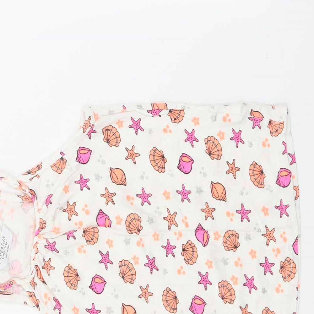 Primark  Girls White   Basic Tank Size 6-7 Years