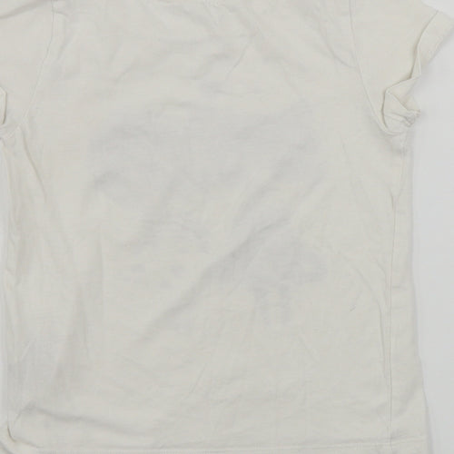 H&M  Girls White   Basic T-Shirt Size 3-4 Years