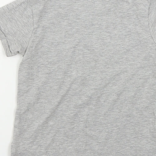 Preworn  Girls Grey   Basic T-Shirt Size 4 Years