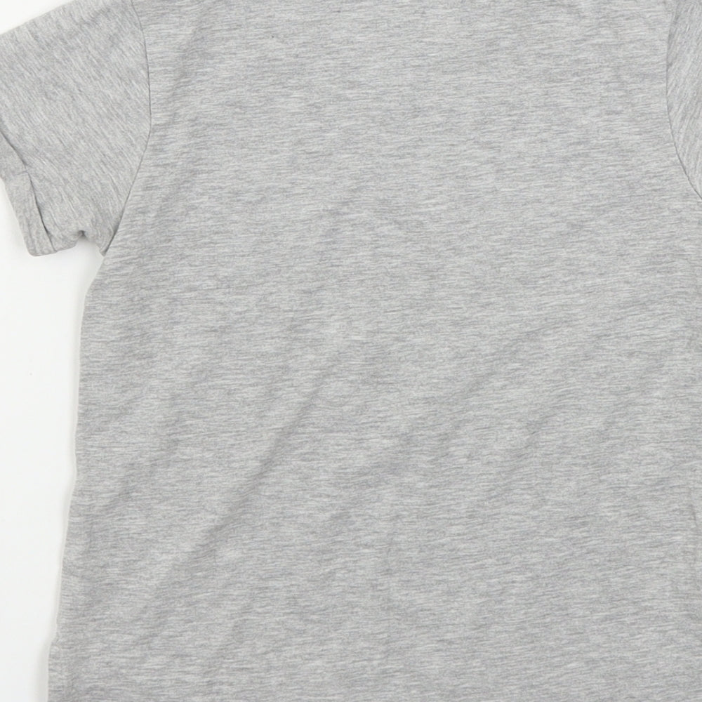 Preworn  Girls Grey   Basic T-Shirt Size 4 Years