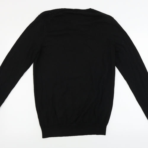 QED London  Mens Black   Pullover Jumper Size L