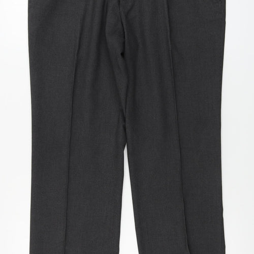 B&W Mens Grey   Trousers  Size 36 in L28 in