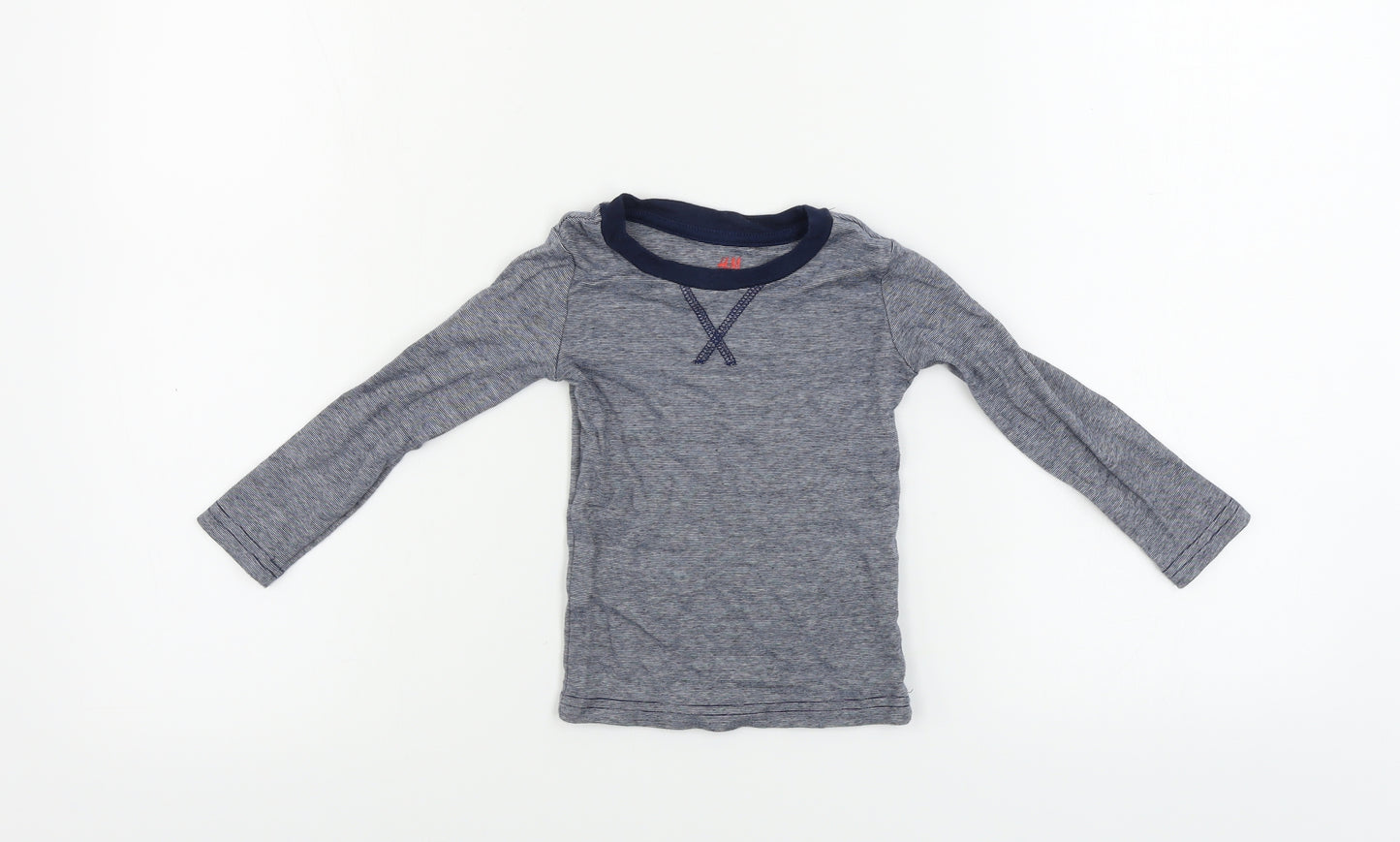 H&M  Girls Blue   Basic T-Shirt Size 2 Years