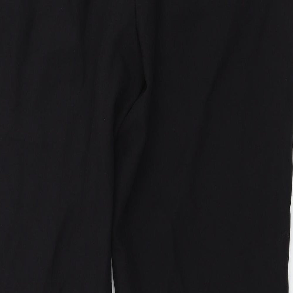 Preworn  Womens Black   Trousers  Size 14 L26 in
