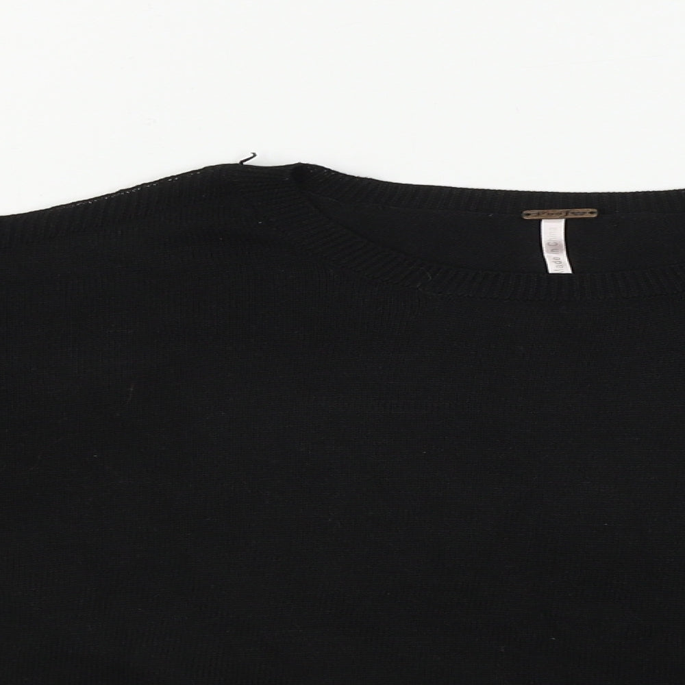 Preworn  Womens Black   Pullover Jumper Size S