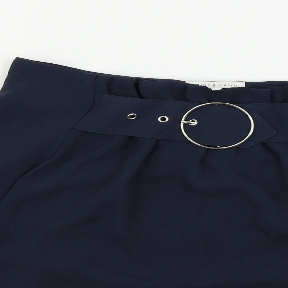 mint&berry Womens Blue   A-Line Skirt Size 10