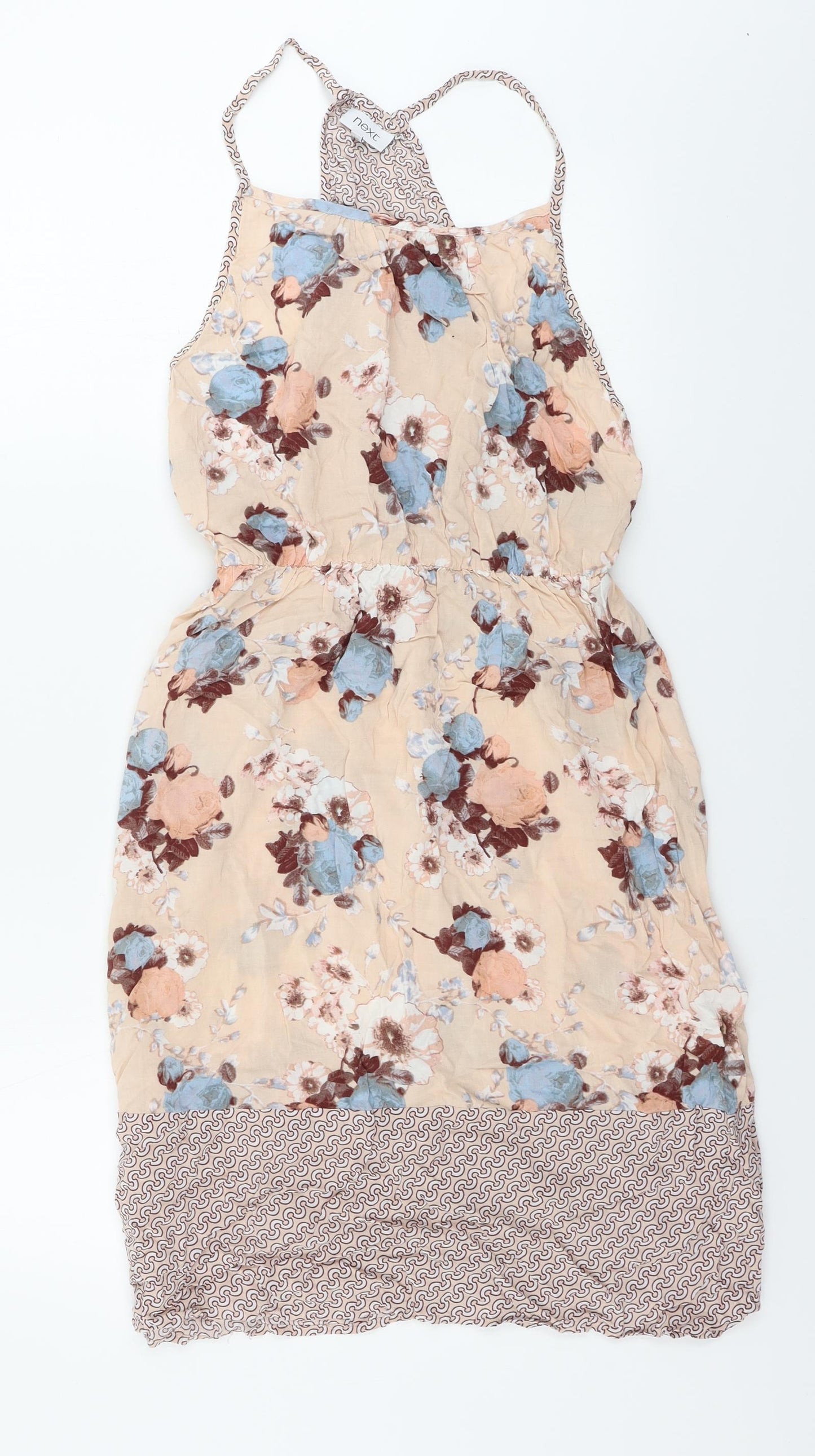 NEXT Womens Pink Floral  A-Line  Size 10