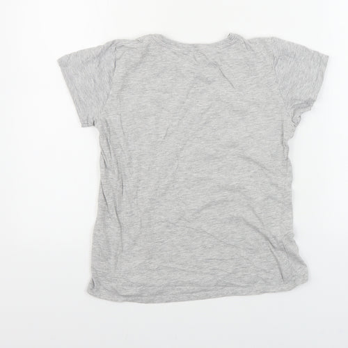 pep&co Girls Grey   Basic T-Shirt Size 12-13 Years