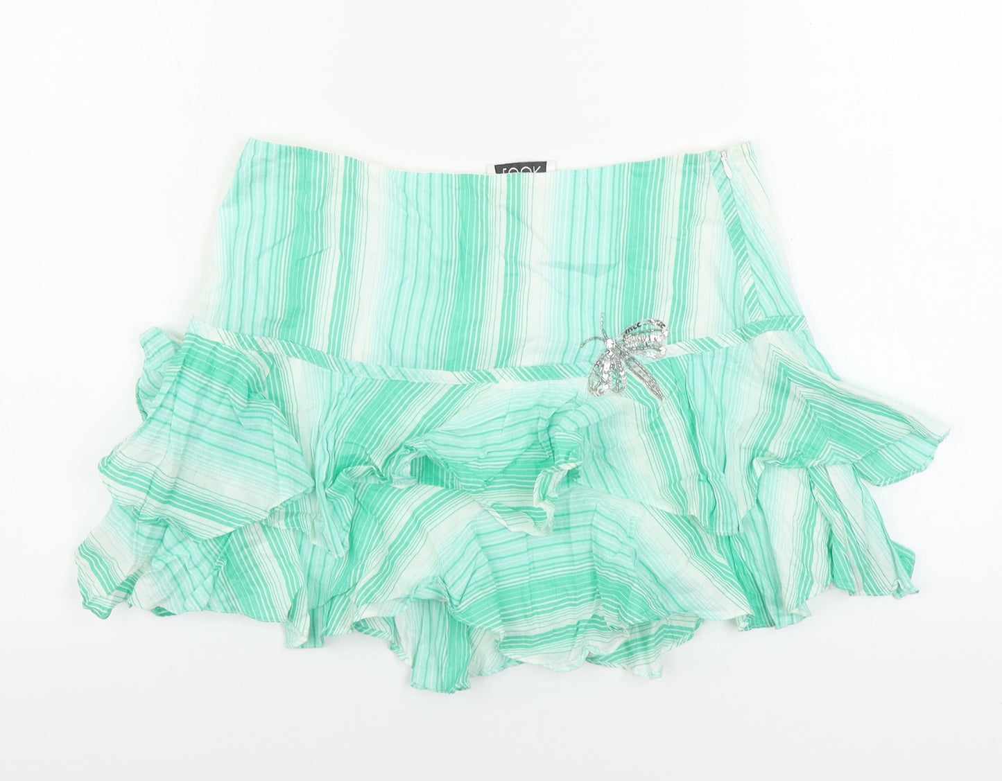 Look  Womens Green   A-Line Skort Size 10