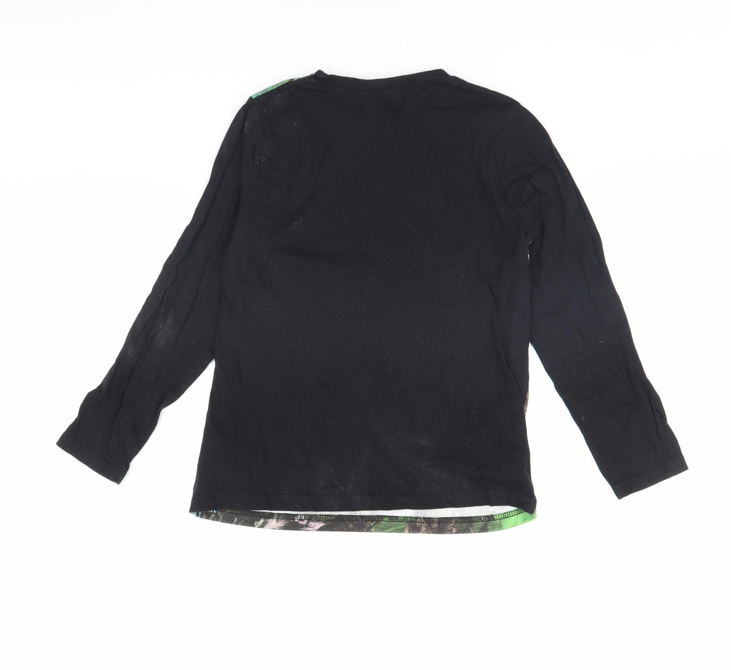 George Boys Black   Basic T-Shirt Size 10 Years  - Jurassic Park