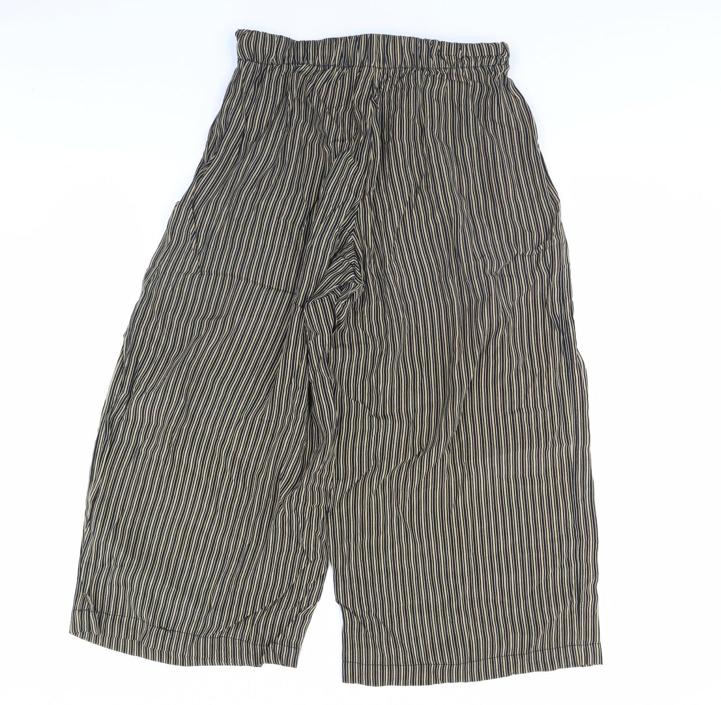 Gap Womens Black Striped  Trousers  Size 6 L29 in