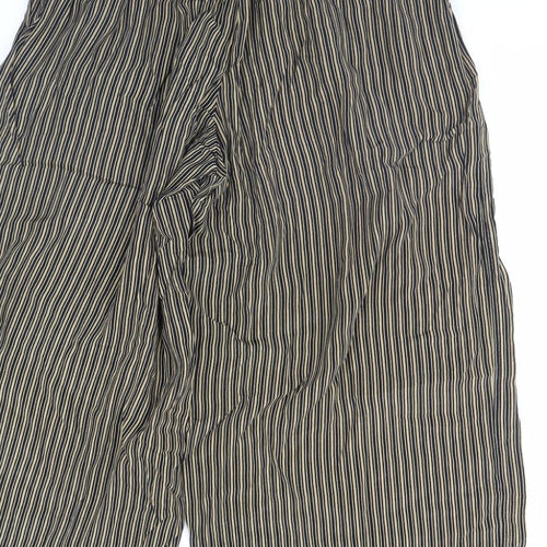 Gap Womens Black Striped  Trousers  Size 6 L29 in