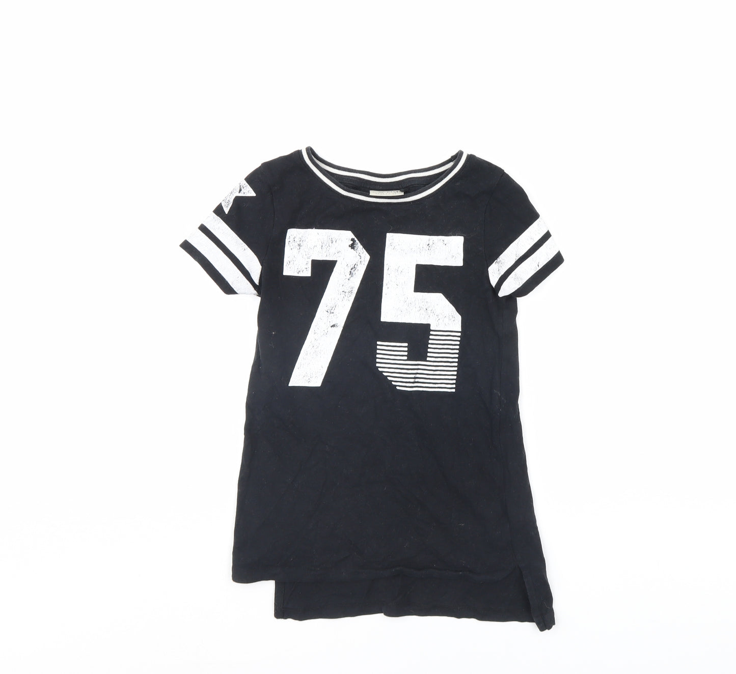 NEXT Girls Black   Basic T-Shirt Size 6 Years