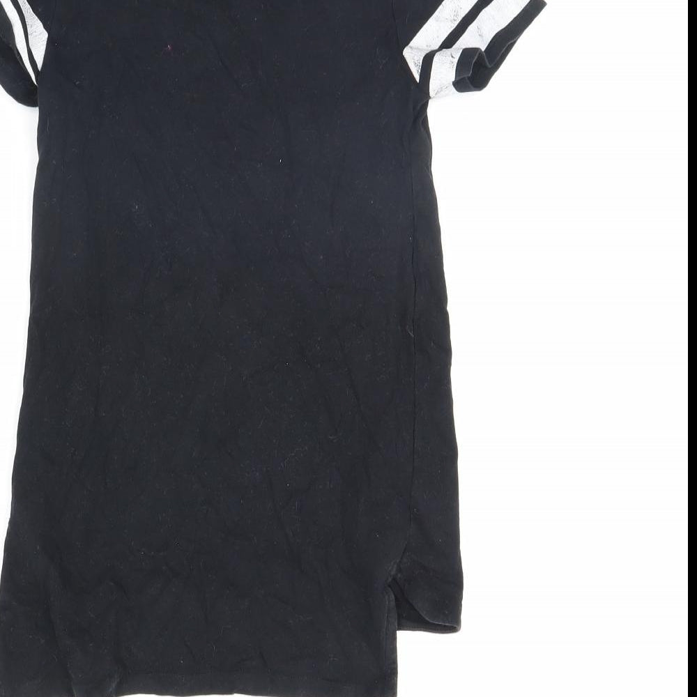 NEXT Girls Black   Basic T-Shirt Size 6 Years
