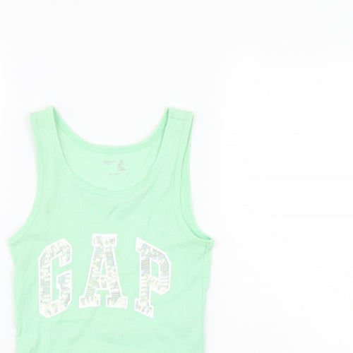 Gap Girls Green   Basic Tank Size 8 Years