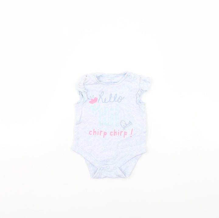 F&F Baby Blue Babygrow One-Piece Size 0-3 Months