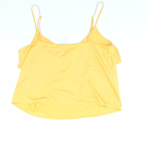 H&M Womens Orange   Cropped Tank Size L