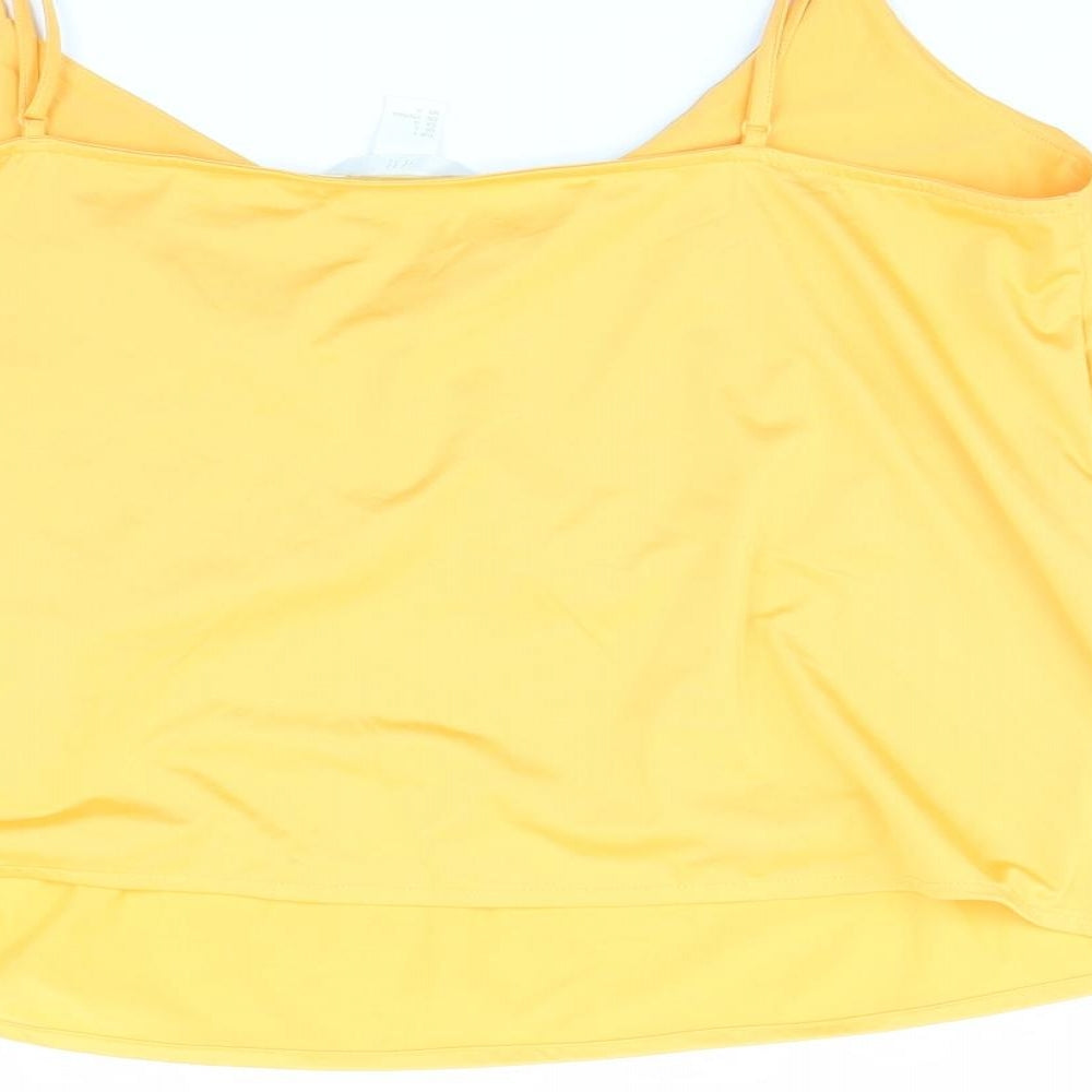 H&M Womens Orange   Cropped Tank Size L